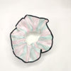 Glam Black-Trimmed Glitter Scrunchie