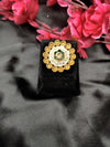 Blooming Beauty: A Floral Enamel Finger Ring