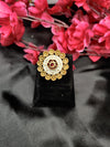 Blooming Beauty: A Floral Enamel Finger Ring