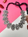 Gorgeous German Silver Oxidized Necklace