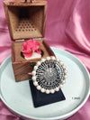 Pearls of Inspiration: A Round Pearl Ring for the Creative Soul
