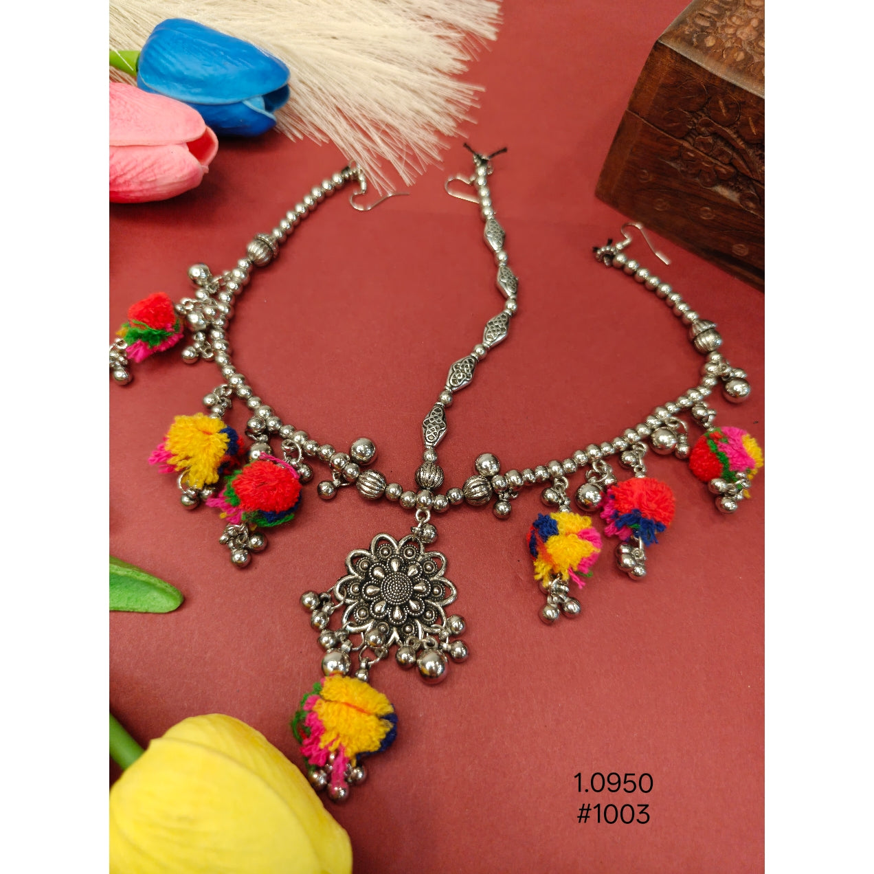 German Silver Head Chain Tikka