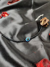 Trendy Black Beaded Anklet For Women
