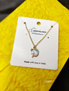 Rainbow Mane Unicorn Charm Pendant