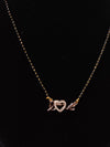 American Stone Studded Love Mangalsutra For Women