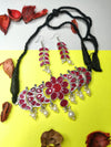 Classic Opulence Magenta Stone Traditional Choker