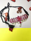 Classic Opulence Magenta Stone Traditional Choker