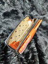 Stitched Elegance: Embroidered Wallet for Women