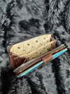 Threaded Beauty: Embroidered Women's Wallet