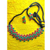 Vibrant Medley: Multicolor Stone Choker