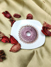 Charming Pink Threadwork Stud Earrings for Women