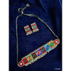 Fiesta Fiesta: Multicolor Silver Oxidized Choker