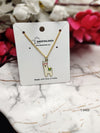 Cheerful Llama Charm Necklace - Smiling Alpaca Pendant