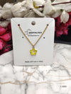 Golden Daisy Necklace - Radiant Yellow Floral Charm
