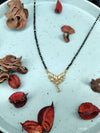 Gleaming Grace Stone-Encrusted Gold-Plated Mangalsutra