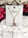 Elegant Giraffe Charm Pendant - Enamel Artistry