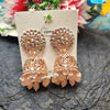 Rose Gold Kundan Jhumkas