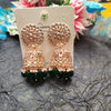 Rose Gold Kundan Jhumkas