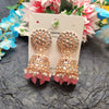 Rose Gold Kundan Jhumkas