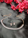 Rose Gold Glamour Ad Necklace Set