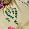 Exotic Flair: Ethnic Gemstone Necklace Set