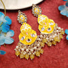 Beautiful Meenakari Long Ear Ornaments
