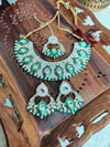 Ethnic Glamour: Kundan Antique Necklace Set