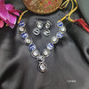 Sapphire Elegance: Elegant Blue and Silver Jewellery Set