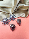 Airy Glamour: Light Weight Silver Jhumki Earrings for a Subtle Sparkle