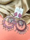 Auspicious Adornments: Big Ganesh Ji Earrings for Blessings and Beauty