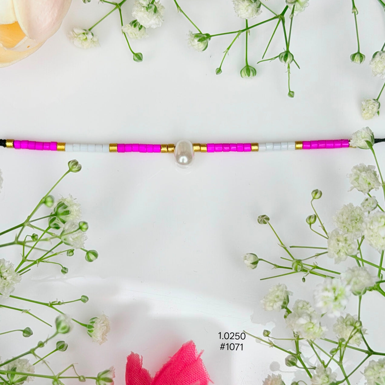 Pearl Beaded Friendship Band