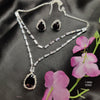 Stunning Silver Crystal Jewelry Set