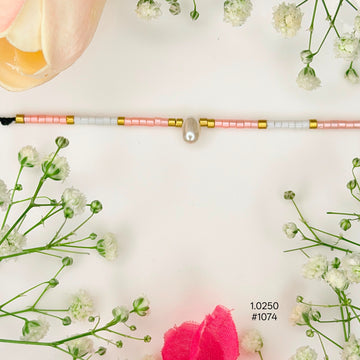 Minimal Beaded Charm Friendship Band