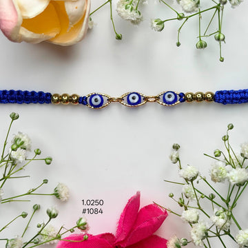 Blue Thread Evil Eye Friendship Band