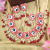 Regal Kundan with Lustrous Pearls Necklace Set