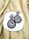Bold and Beautiful: Ethnic Black Plated Earrings