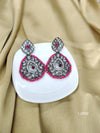 Bold and Beautiful: Ethnic Black Plated Earrings