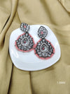 Bold and Beautiful: Ethnic Black Plated Earrings
