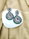Bold and Beautiful: Ethnic Black Plated Earrings
