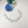 Statement Silver with Delicate Hues Neckpiece