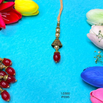 Designer Temple Bell Lumba Rakhi