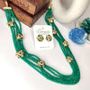 Unique Long Mala and Earring Duo