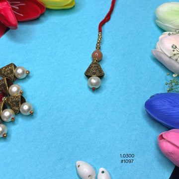 Designer Bell Charm Lumba Rakhi