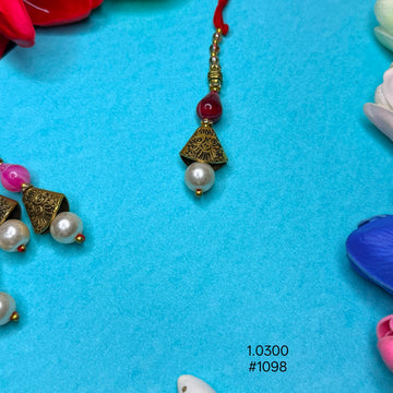 Designer Bell Pearl Lumba Rakhi