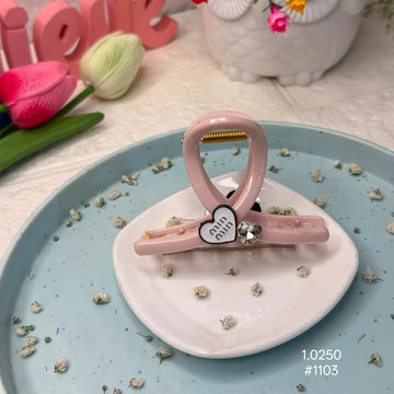 Pink  Hair Claw Clip