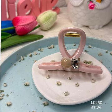 Cute Korean Loop Claw Clip