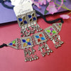 Stunning Oxidised Afghani Necklace Set