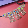 Stunning Oxidised Afghani Necklace Set