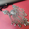 Modern Twist Silver Oxidized Necklace Set
