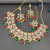Graceful Meenakari Necklace Set in Rich Colors